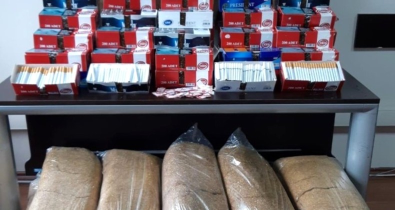 Balıkesir’de polis 130 kilo kaçak tütün ele geçirdi