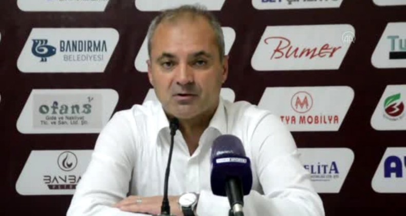 Bandırmaspor Teknik Direktörü Sözeri: “Bu mağlubiyetin takıma travma yaşatmasına izin vermeyiz”