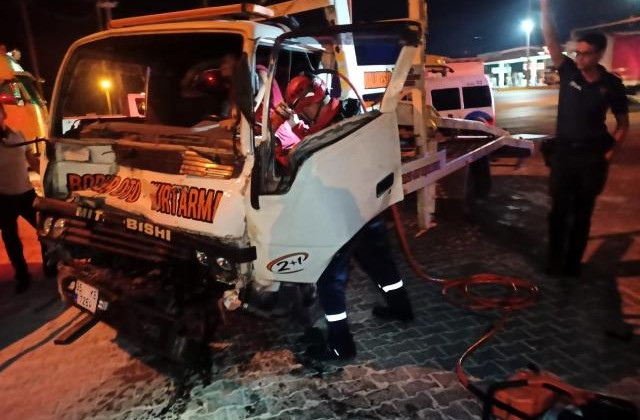 Susurluk’ta trafik kazası 1 yaralı